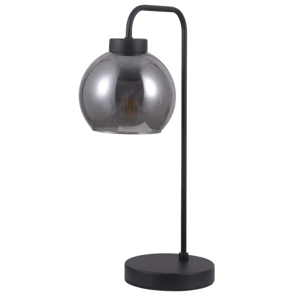 Italux Poggi Íróasztali lámpa E27 40W fekete /KIFUTÓ!/
