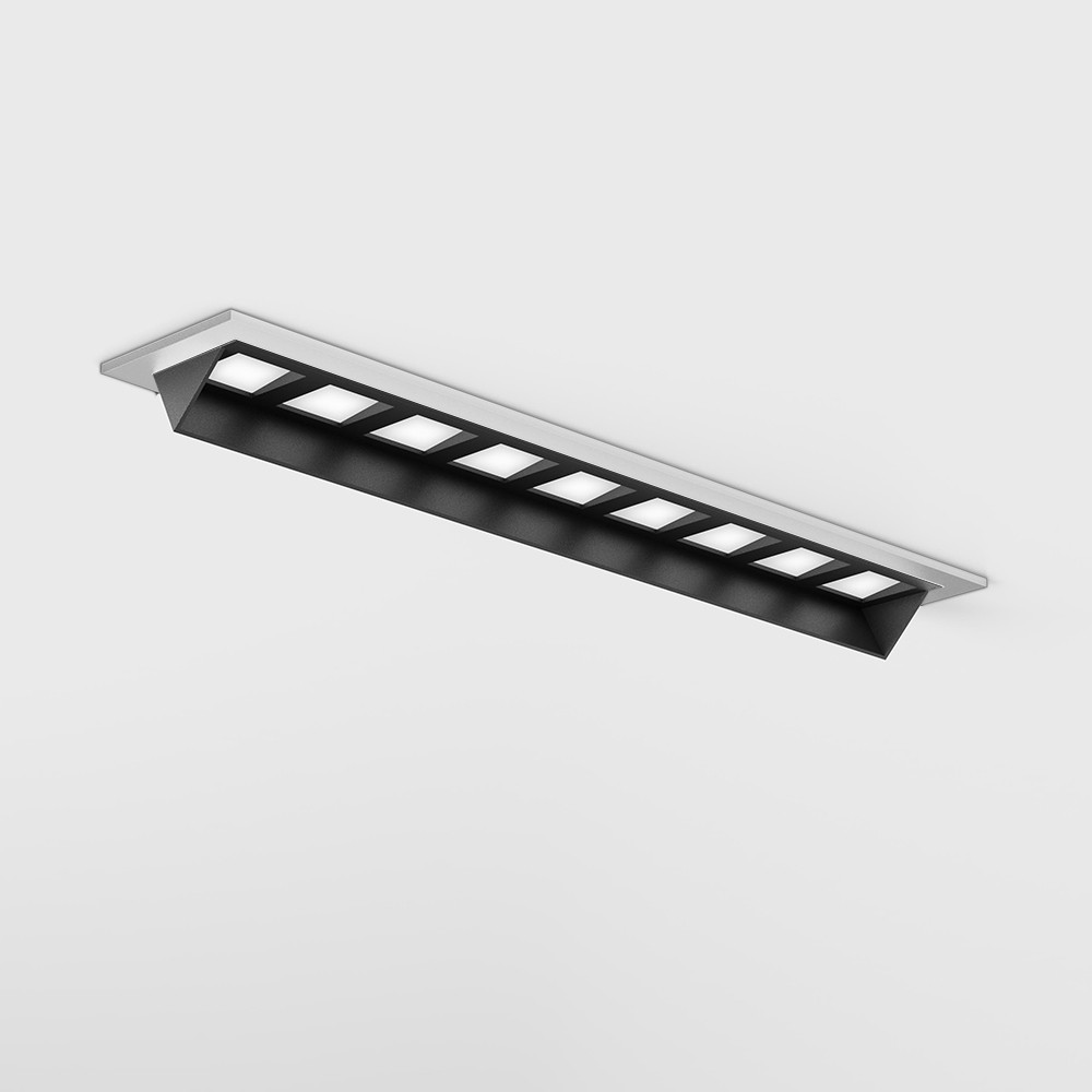 Ceiling recessed luminaire VARIO WALL WASHER 218, L218mm, ...