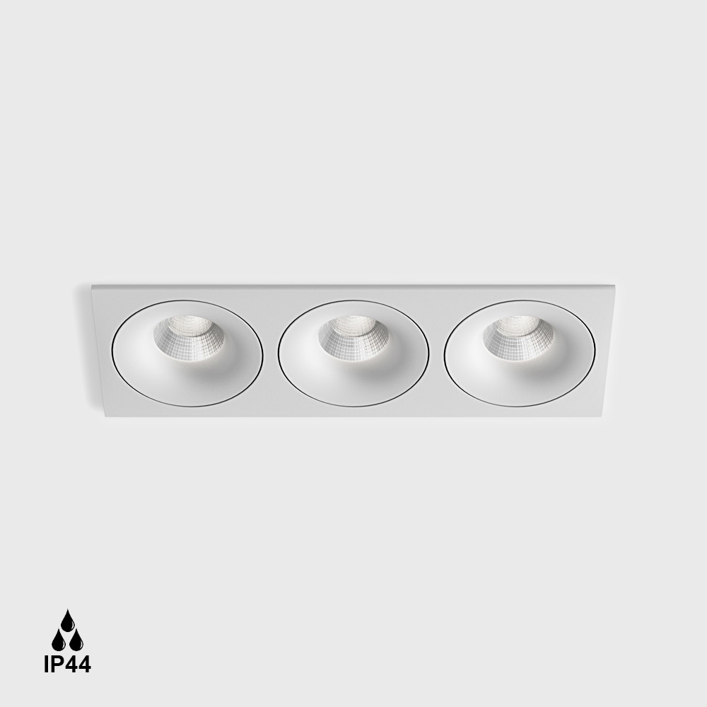 Ceiling recessed luminaire with frame RIO F3, L284mm, W100...