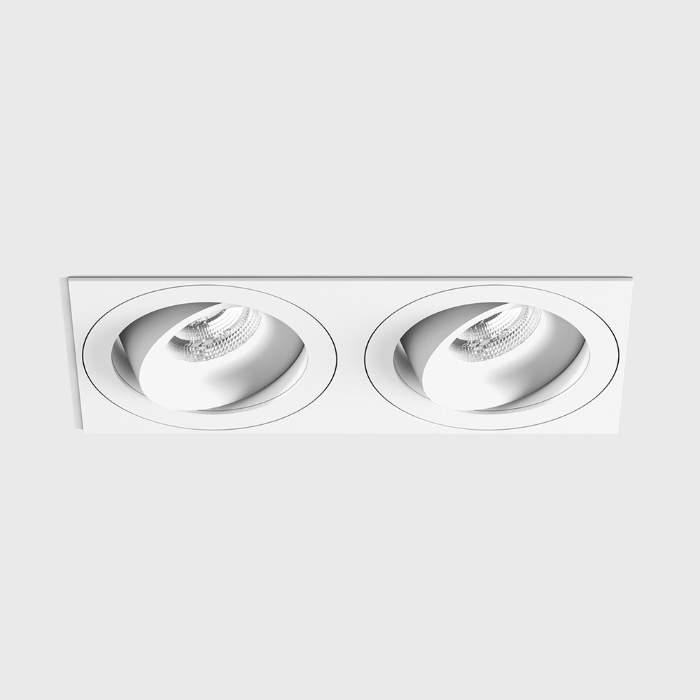 Ceiling recessed luminaire with frame RIO A F2, L226mm, W1...