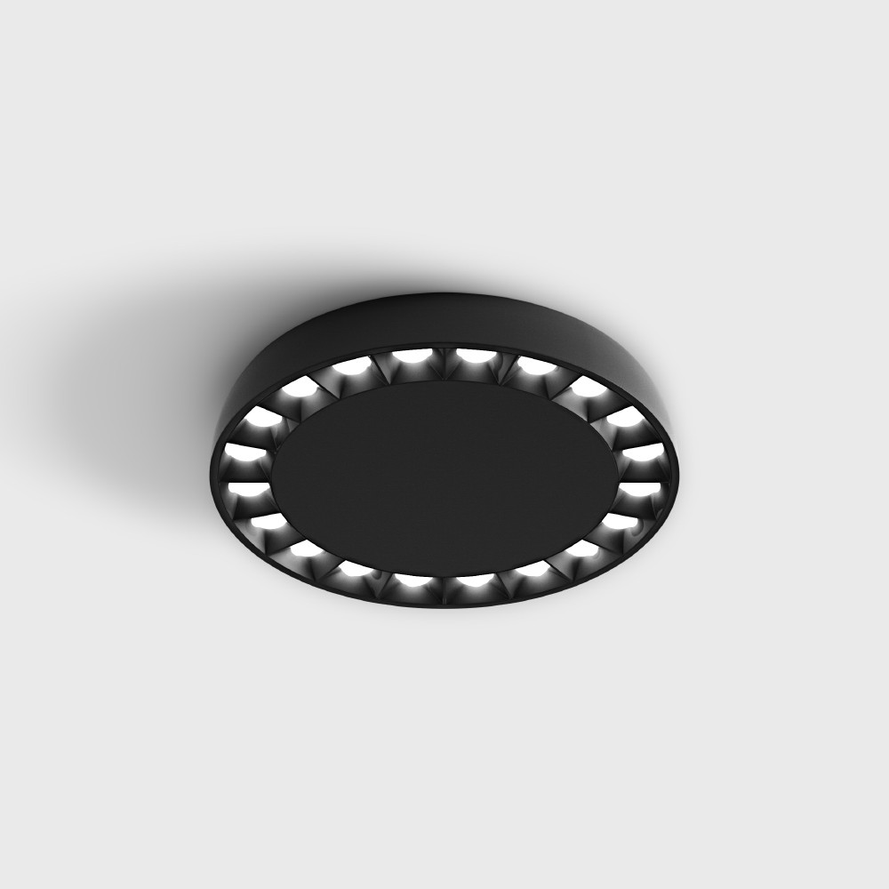 Surface mounted luminaire. TURBINE, D191mm, H54mm, CREE LE...