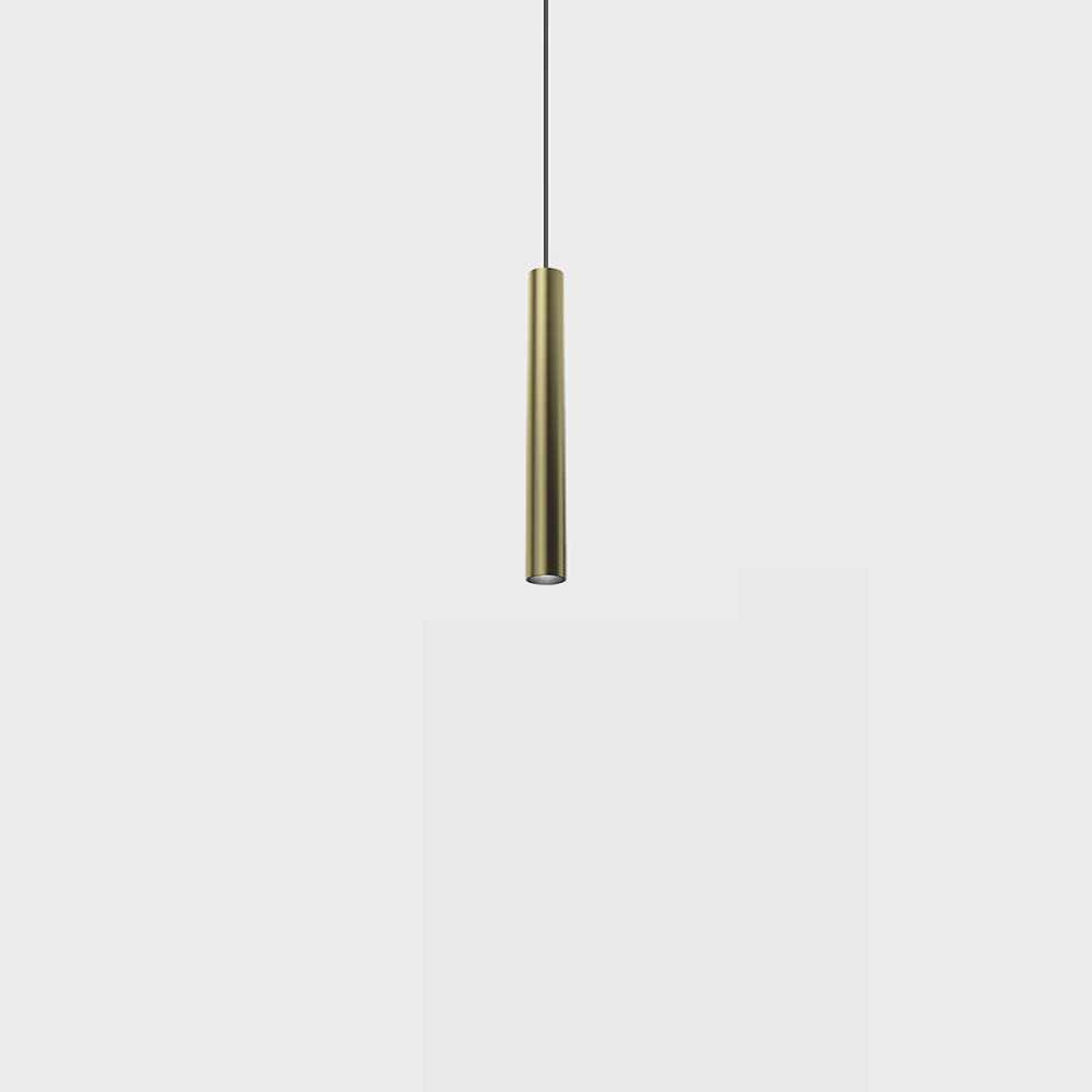 Pendant luminaire with surface base TUB S P 200, D30mm, H2...
