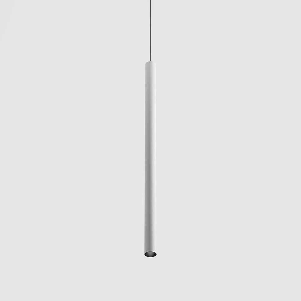 Pendant luminaire with surface base TUB S P 600, D30mm, H6...