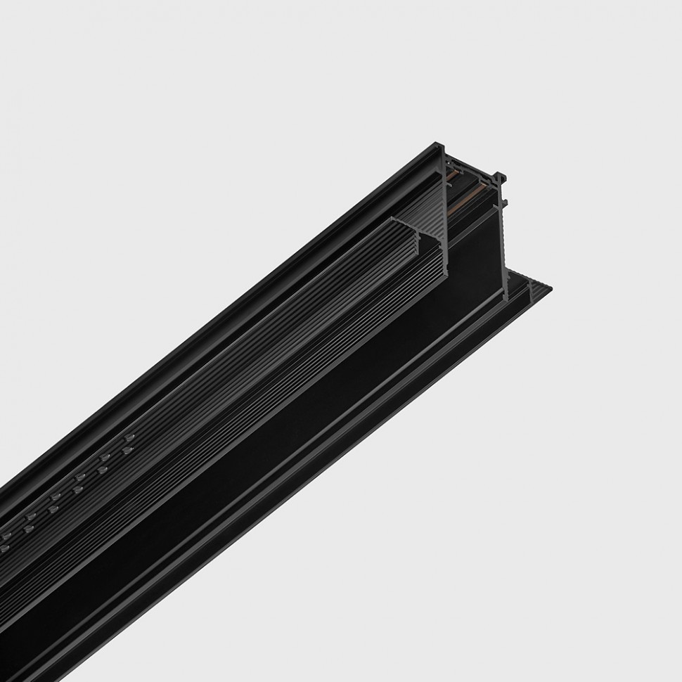 IN_LINE TRACK R 2000, L2000mm, W30mm, H54mm, Recessed track without endcap and live end, black color  - LTX-06.R200.BK