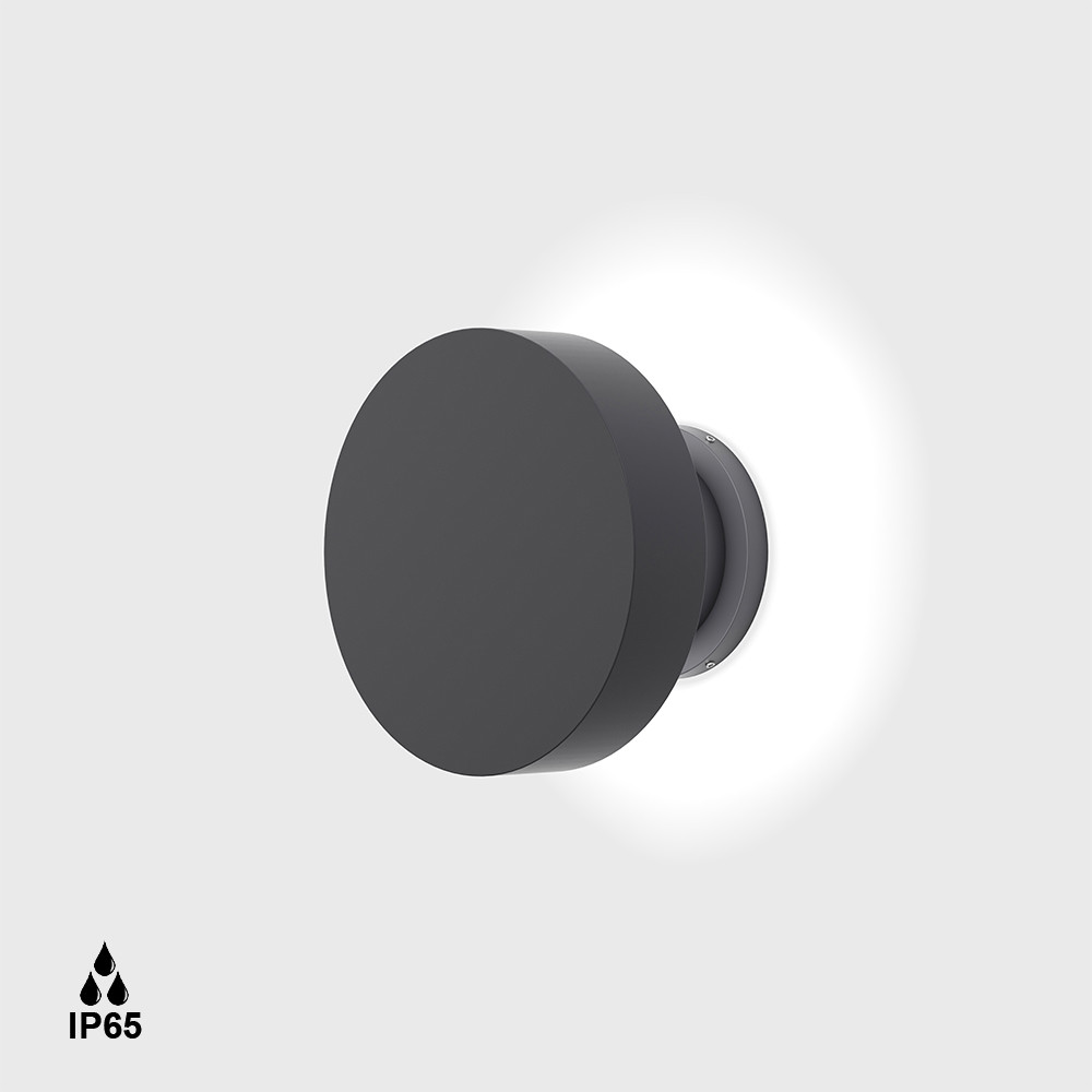 Surface mounted luminaire BUTTON IP. D 140mm, sp92mm, Brid...