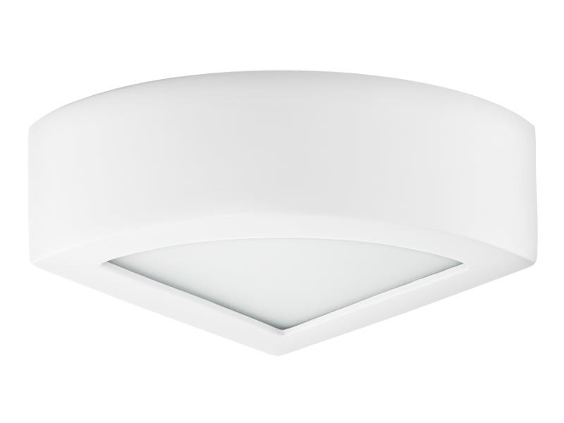 LAMPEX Kinkiet Lumi 20 biały E27 1x60W 20 X 10 Ceramic/Gla...