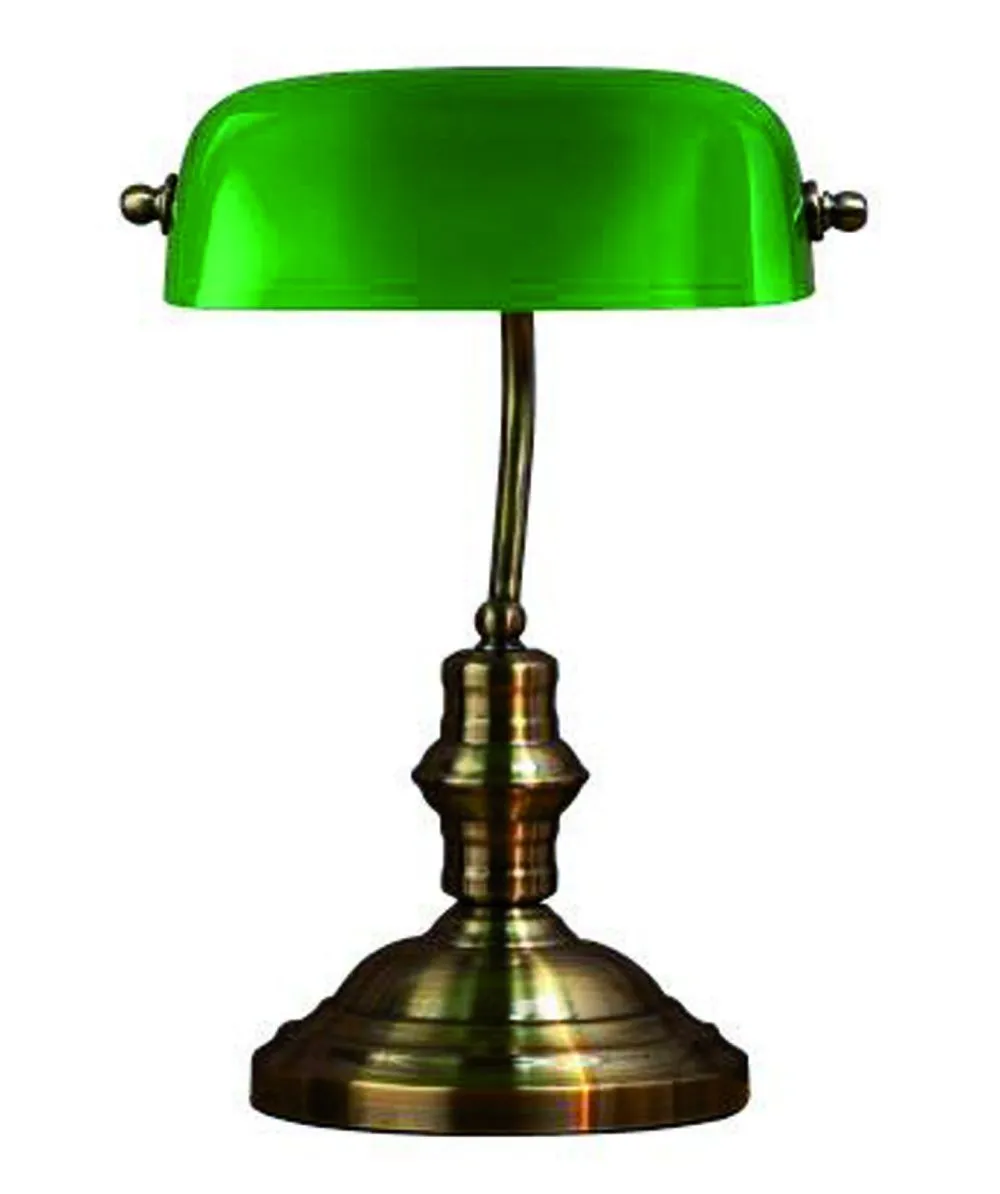 MARKSLÖJD BANKERS Íróasztali lámpa E14 40W zöld