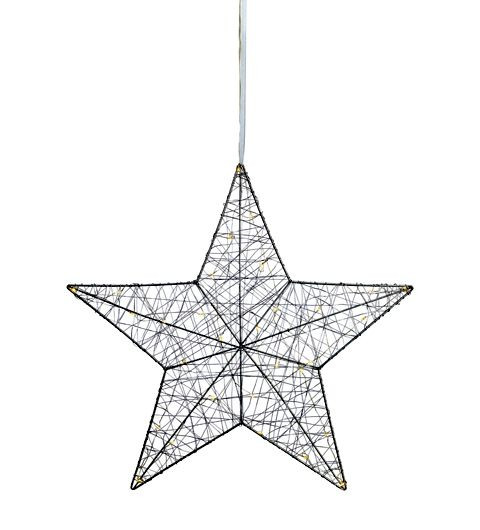 Markslöjd ARTUR Star Pendant Silver 50cm LED 30x0,03W meta...
