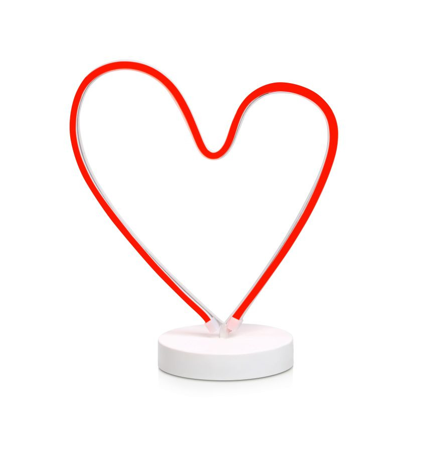 Markslöjd VEGAS LED Tube Heart Table Decoration Red - MS-7...
