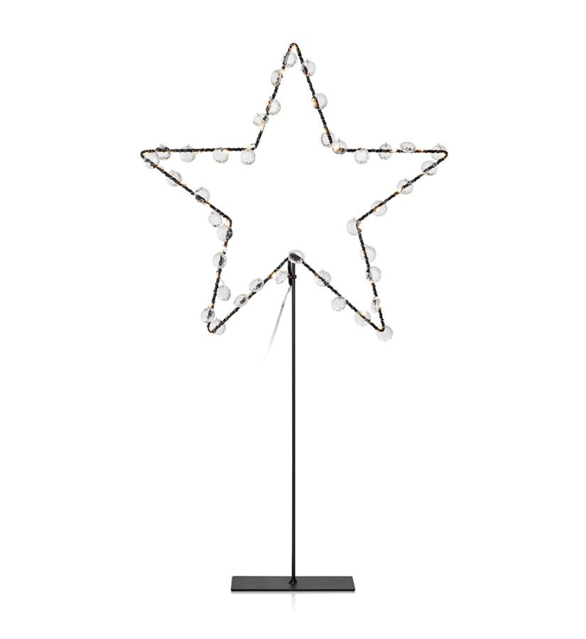 Markslöjd WIVI Table Star Black LED 40x0,06W metal/MC 30x5...