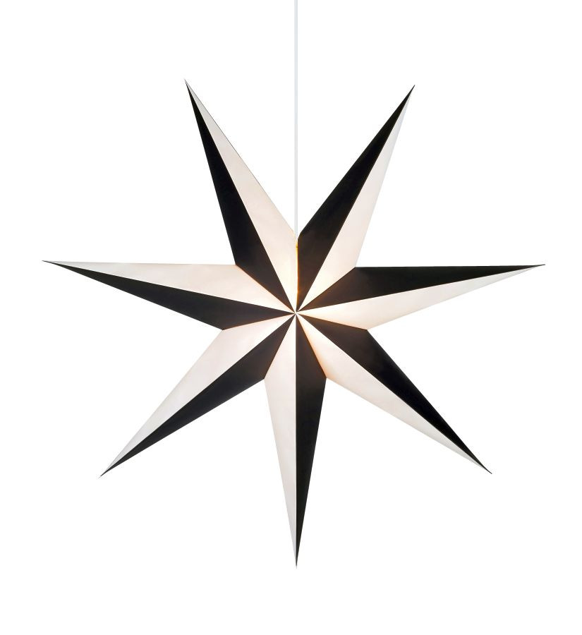 Markslöjd ALVA Pendant Star 1m Black/White E14 E14 1x25W p...