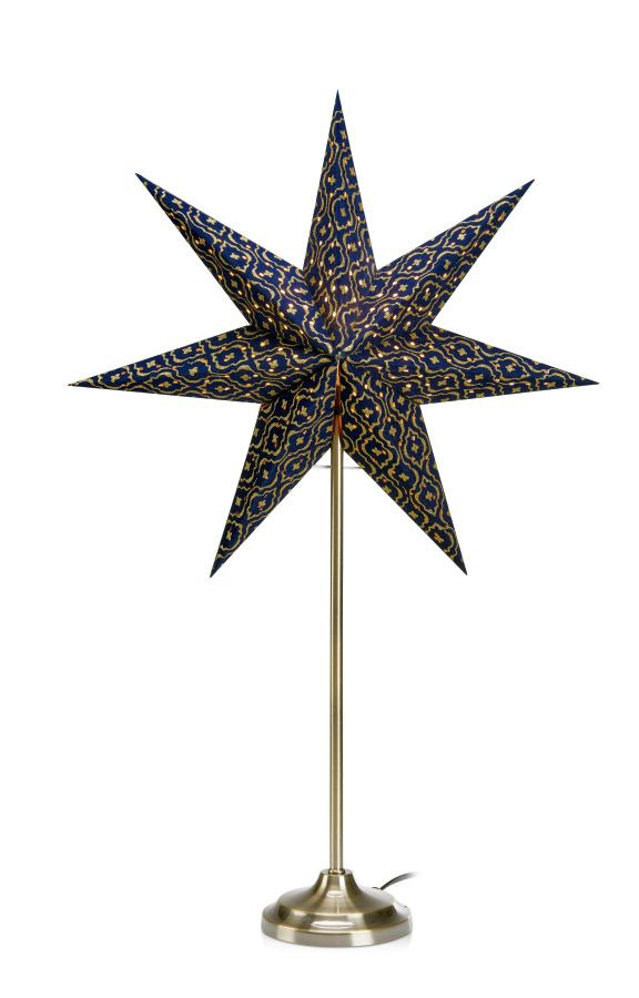 Markslöjd BAROQUE Table Star 45cm Blue/Antique E14 1x25W m...