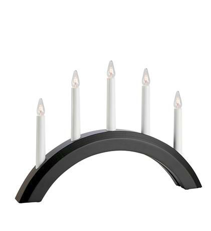 Markslöjd AVENTO Candlestick 5L Black E10 5  