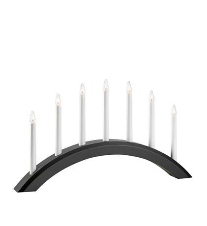 Markslöjd AVENTO Candlestick 7L Black E10 7  