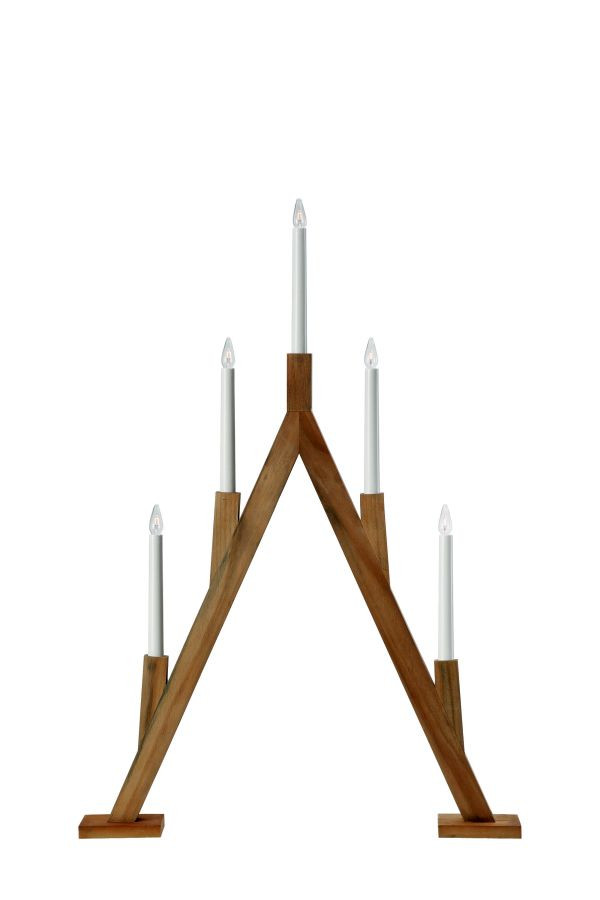 Markslöjd BJURFORS 5 Candlestick Stained Light E10 5 WOOD ...