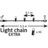 Markslöjd CHRISSLINE Microlight  Light chain 50L Extra  50...