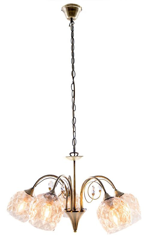 REALITY Gabi Pendant lamp,antique brass5*E14 Max.40W bulb ...