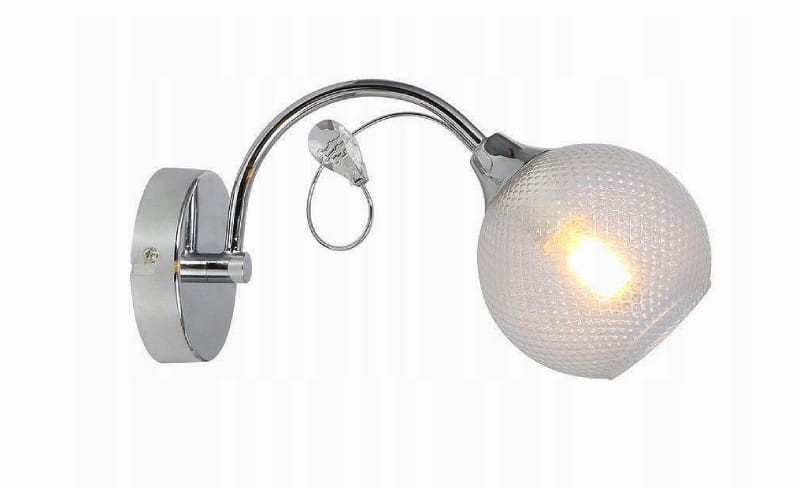 REALITY Fibi Wall lamp in chrome. 1*E14 40W. Bulb excl. Si...