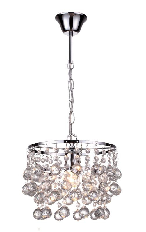 REALITY London crystal  Pendant lamp,chromeGlass hanging b...