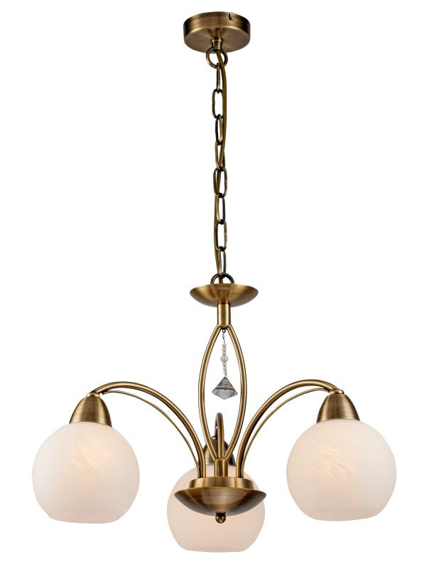 REALITY Vanity Pendant lamp,antique brass3*E27,Max 60W,bul...