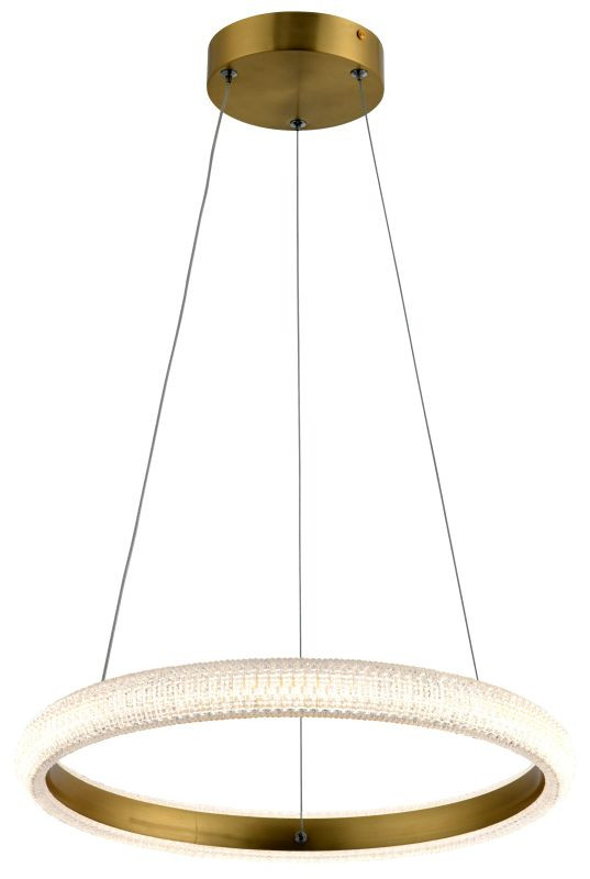 REALITY Vigo LED pendant lamp,alu. Galvanized goldfinishDi...