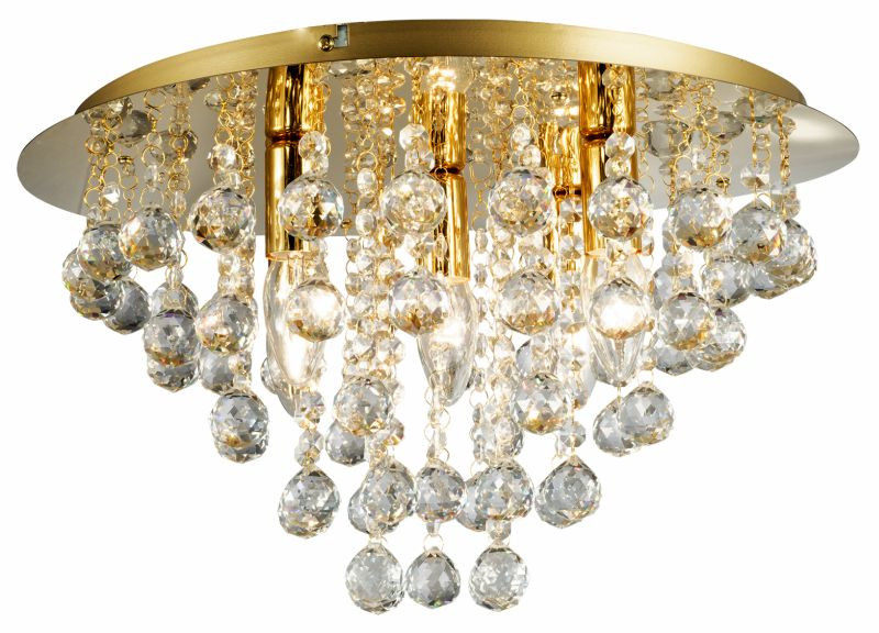 REALITY London crystal Ceiling lamp Round "LONDON&quo...