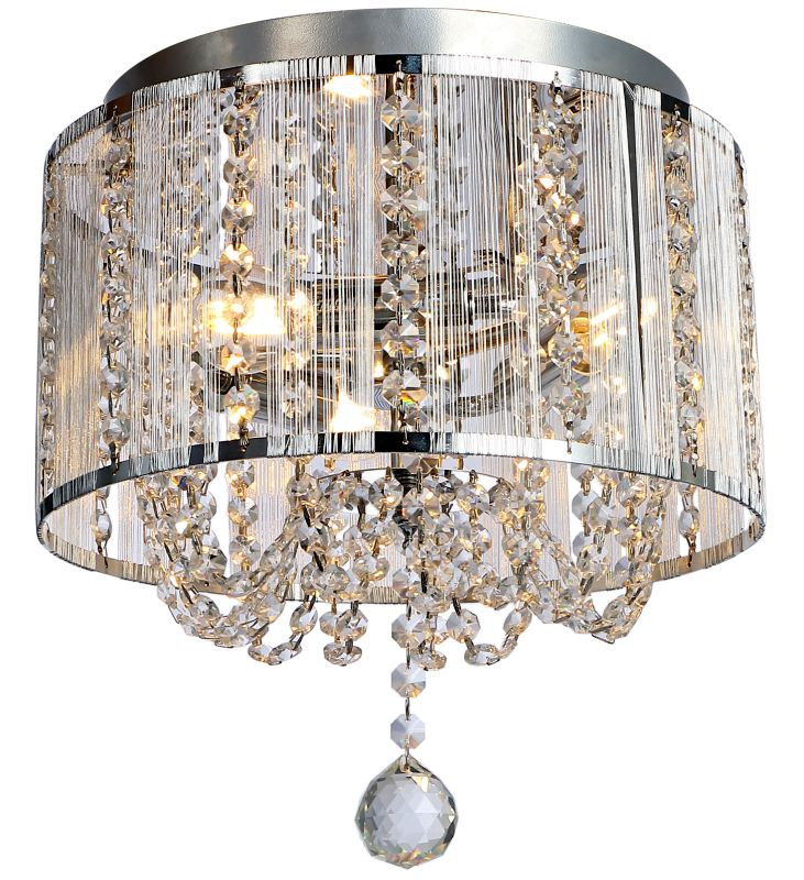 REALITY Evarton Ceiling lamp, chrome 3*E14 Max.40W bulb ex...