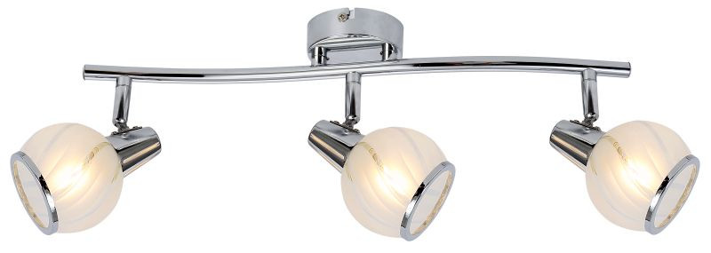 REALITY Megan 3lt spot lamp,chrome3*E14 bulb excl.sand-bla...
