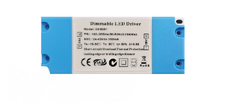 VIOKEF Triac Dim Driver 14W 350 mA IP20 24-48VDC - VIO-00/...