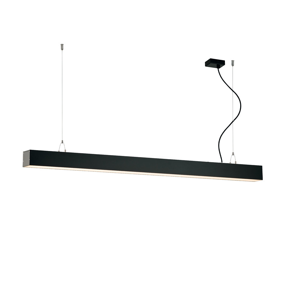 VIOKEF Linear Suspended L1420 3000K Black Station Ultra - ...