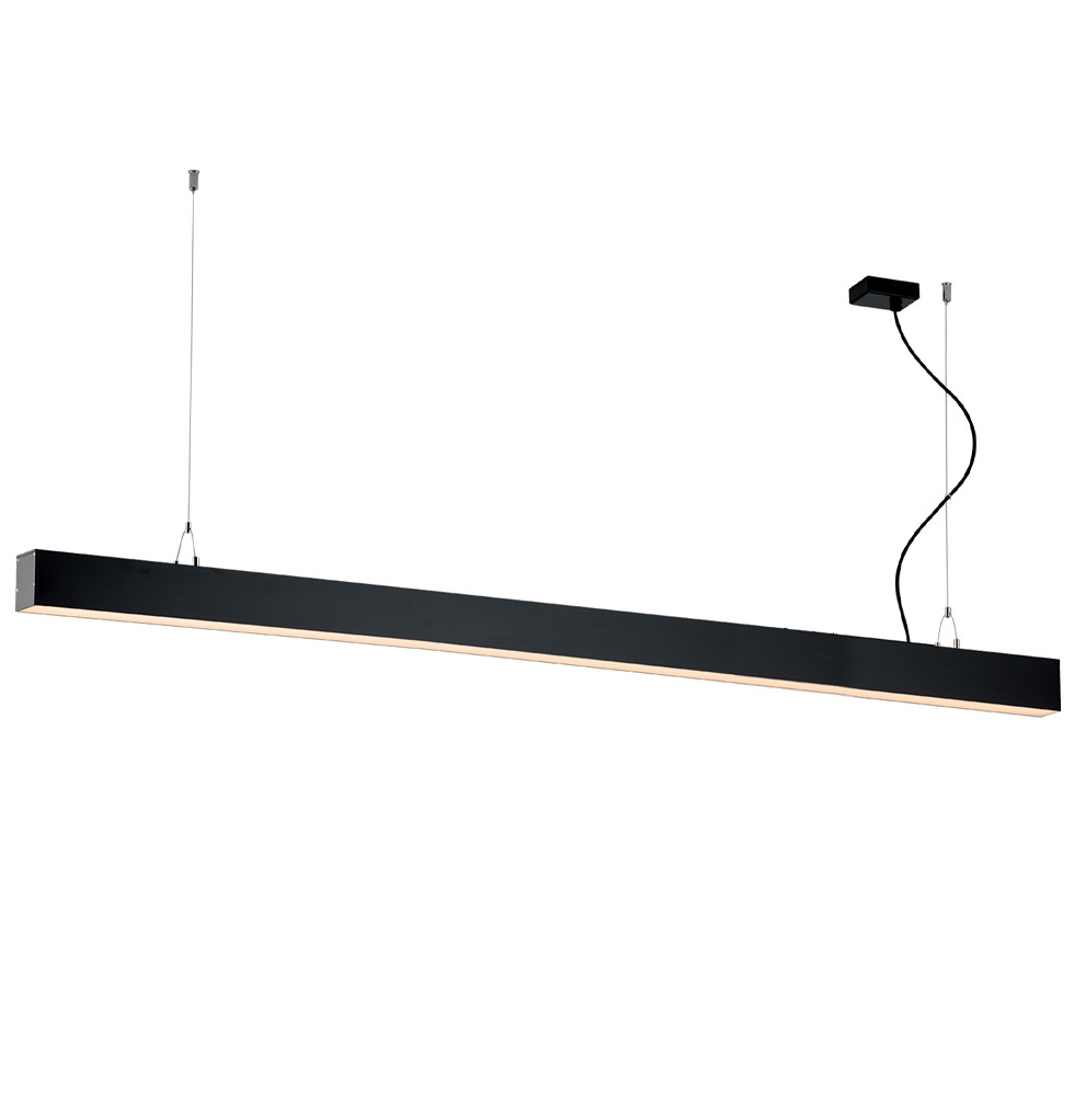 VIOKEF Linear Suspended L2260 3000K Black Dim. Station Ul ...