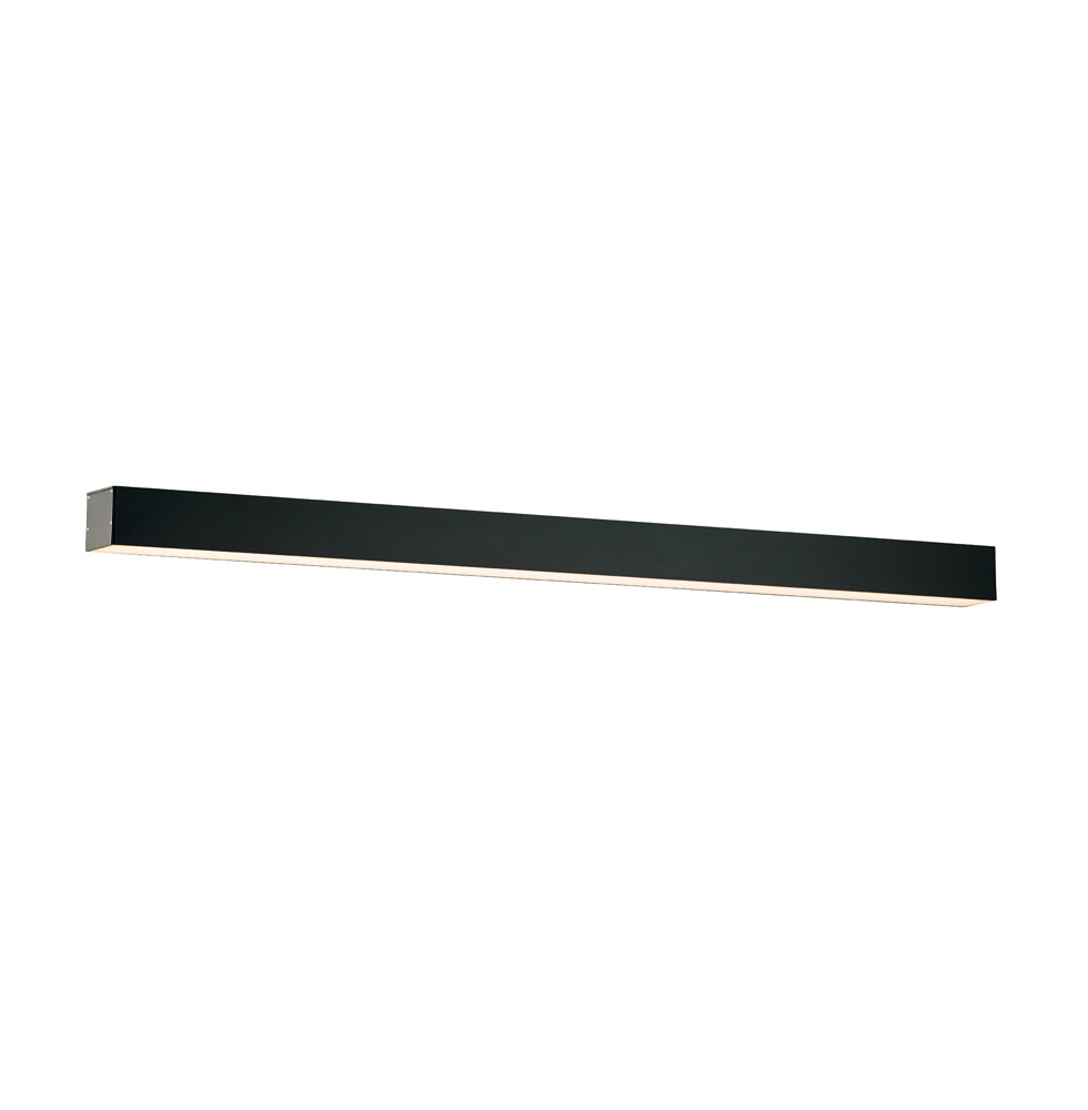 VIOKEF Linear Wall Lamp L1420 3000K Black Dim. Station Ul ...