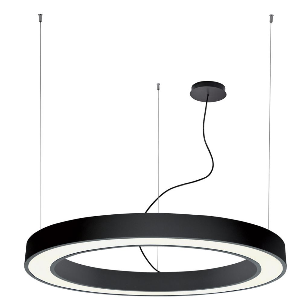 VIOKEF Suspended Black Ring D1800 3000K  Dimmable - VIO-39...