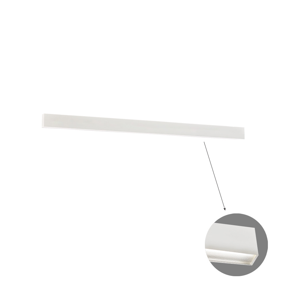 VIOKEF Linear Ceiling L1420 3000K White Microprismatic Di ...