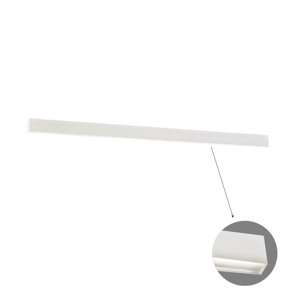 VIOKEF Linear Ceiling L2260 3000K White Microprismatic Ci ...