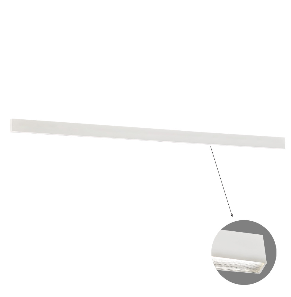 VIOKEF Linear Ceiling L3100 3000K White Microprismatic Di ...