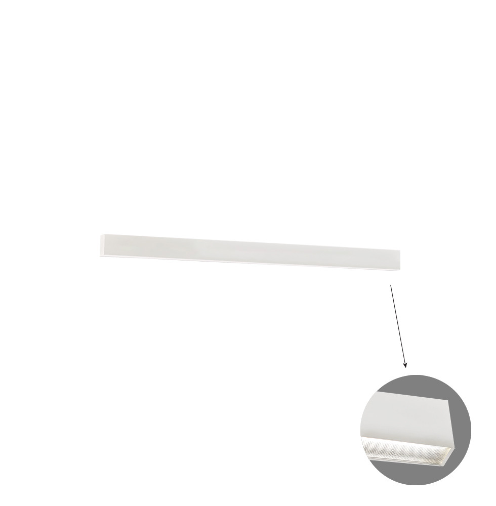 VIOKEF Linear Wall Lamp L580 3000K White Microprismatic D ...