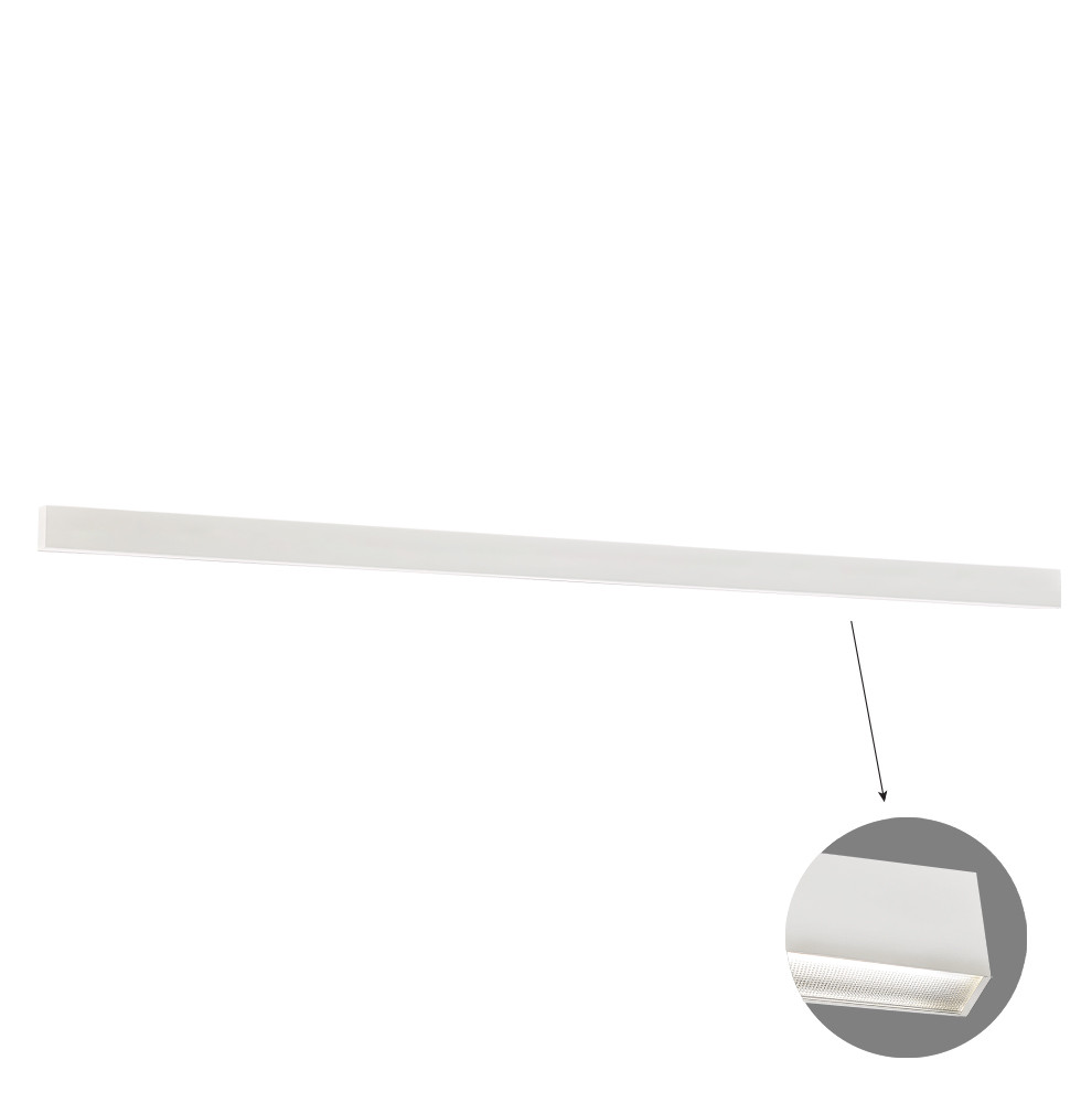 VIOKEF Linear Wall Lamp L3100 3000K White Microprismatic -...