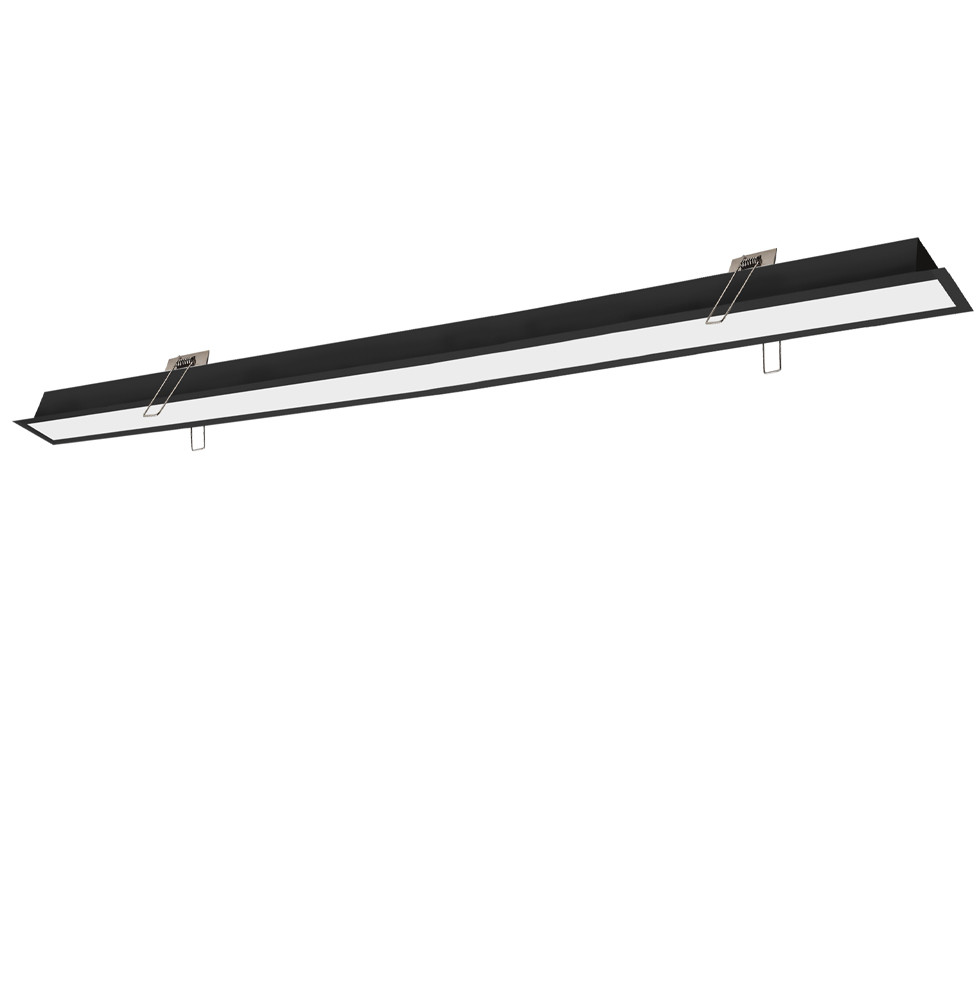 VIOKEF Linear Recessed L1980 3000K Black Dim. Sasa - VIO-3...