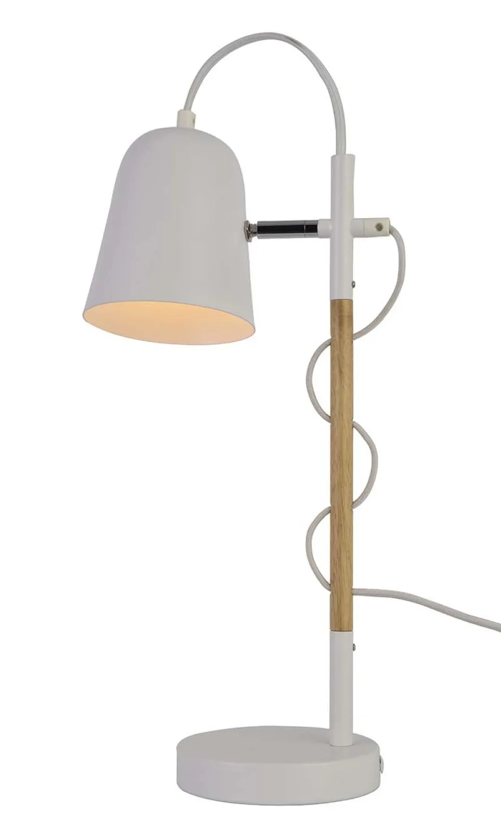 Viokef EDDIE Íróasztali lámpa E14 40W fehér