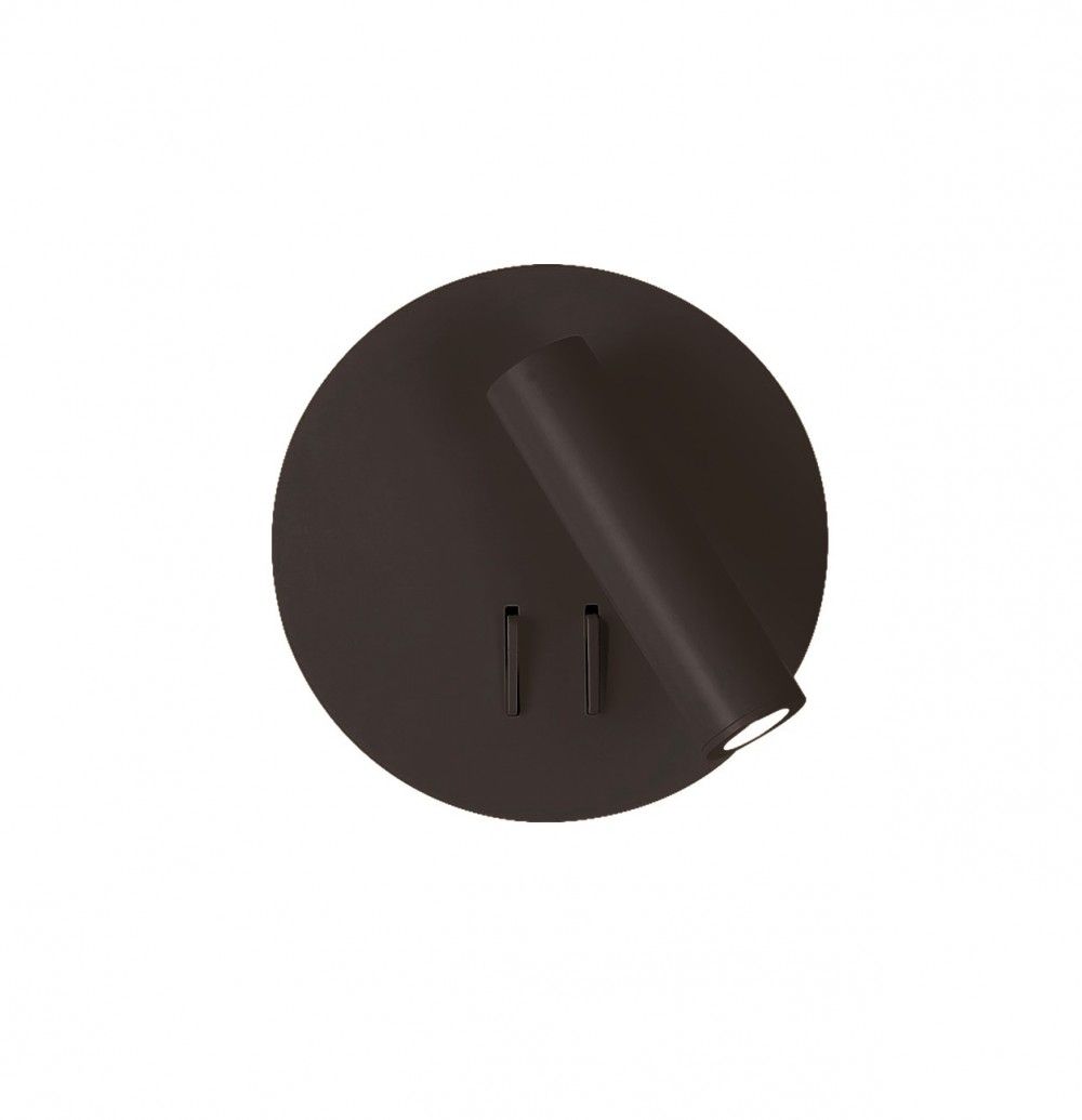 VIOKEF Wall Lamp Led Black Round Moby - VIO-4188201