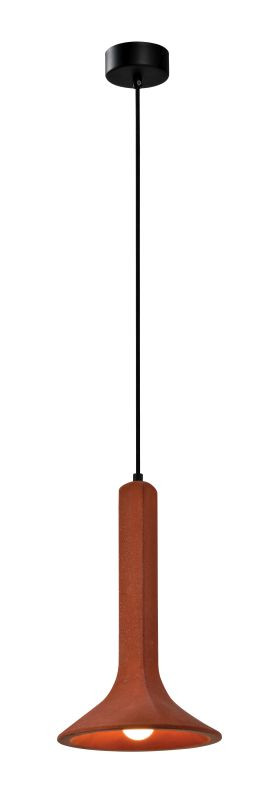 VIOKEF Pendant Lamp Red Funnel - VIO-4290301