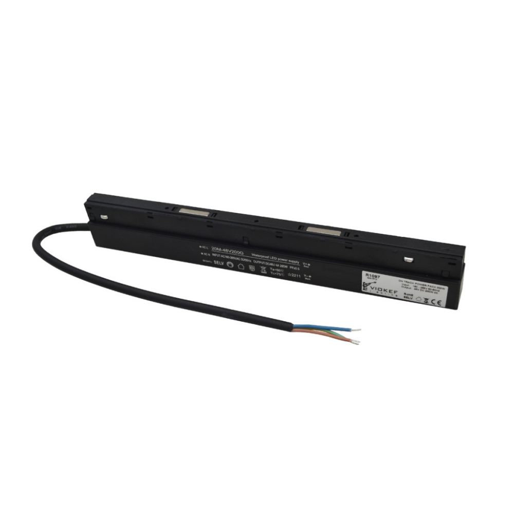 VIOKEF Power supply Black 200W on rail for 48V DC - VIO-R1...