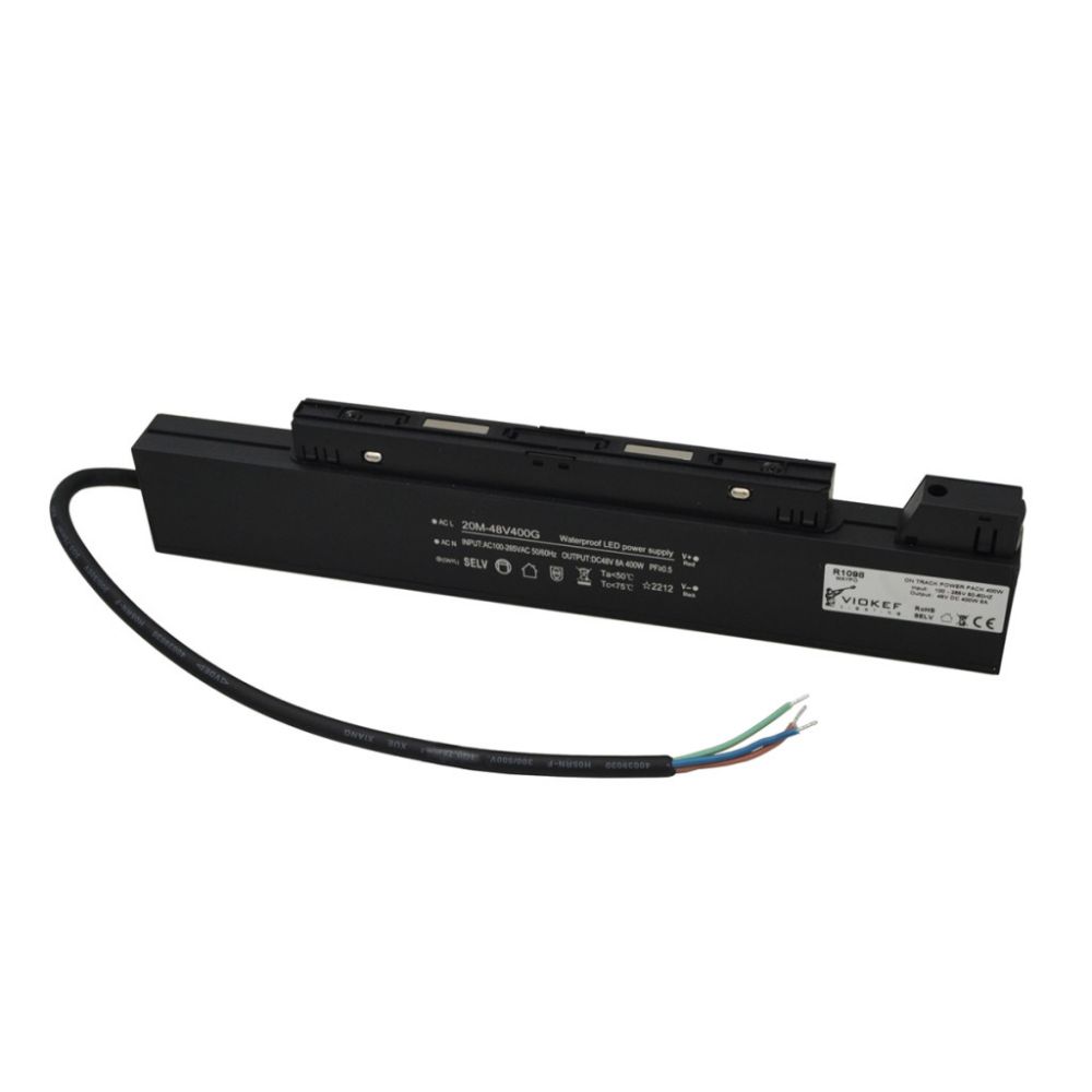 VIOKEF Power supply Black 400W on rail for 48V DC - VIO-R1...