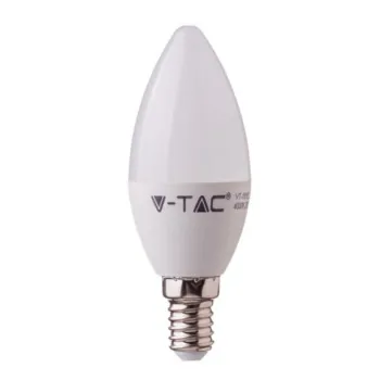V-TAC 7W E14 természetes fehér LED gyertya égő - SKU 112...